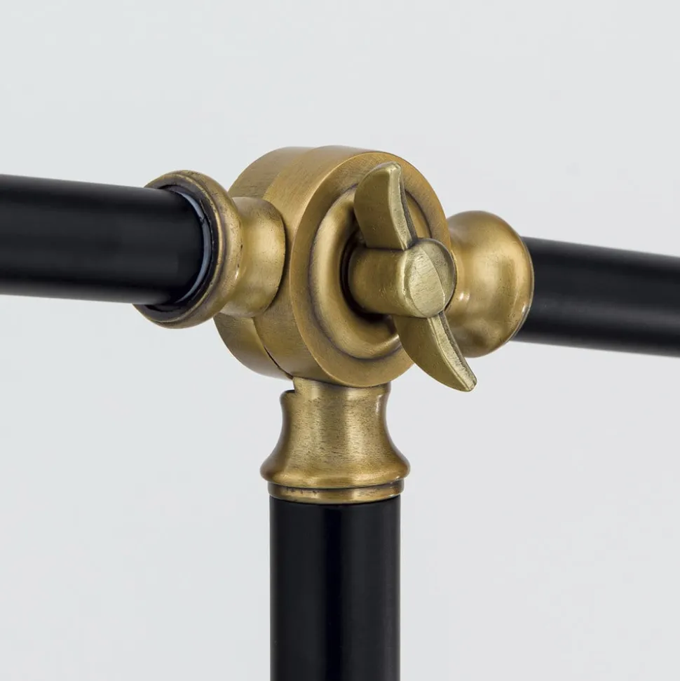 Schiller gulvlampe, sort, metal, 153 cm, justerbar