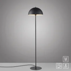 Schöner Wohnen Gulvlampe Ali, sort, jern, E27