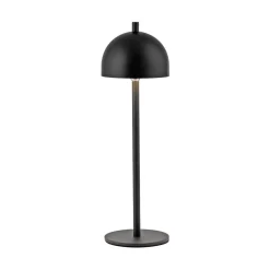 SCHÖNER WOHNEN LED-batteridrevet bordlampe Bellies, sort, IP54