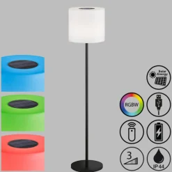 Schöner Wohnen Mina LED-akku-gulvlampe, solar