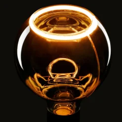 SEGULA floating globe G125 E27 6 W grå glas åben