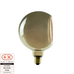 SEGULA Floating LED-globe G150 E27 6 W smokey 90°