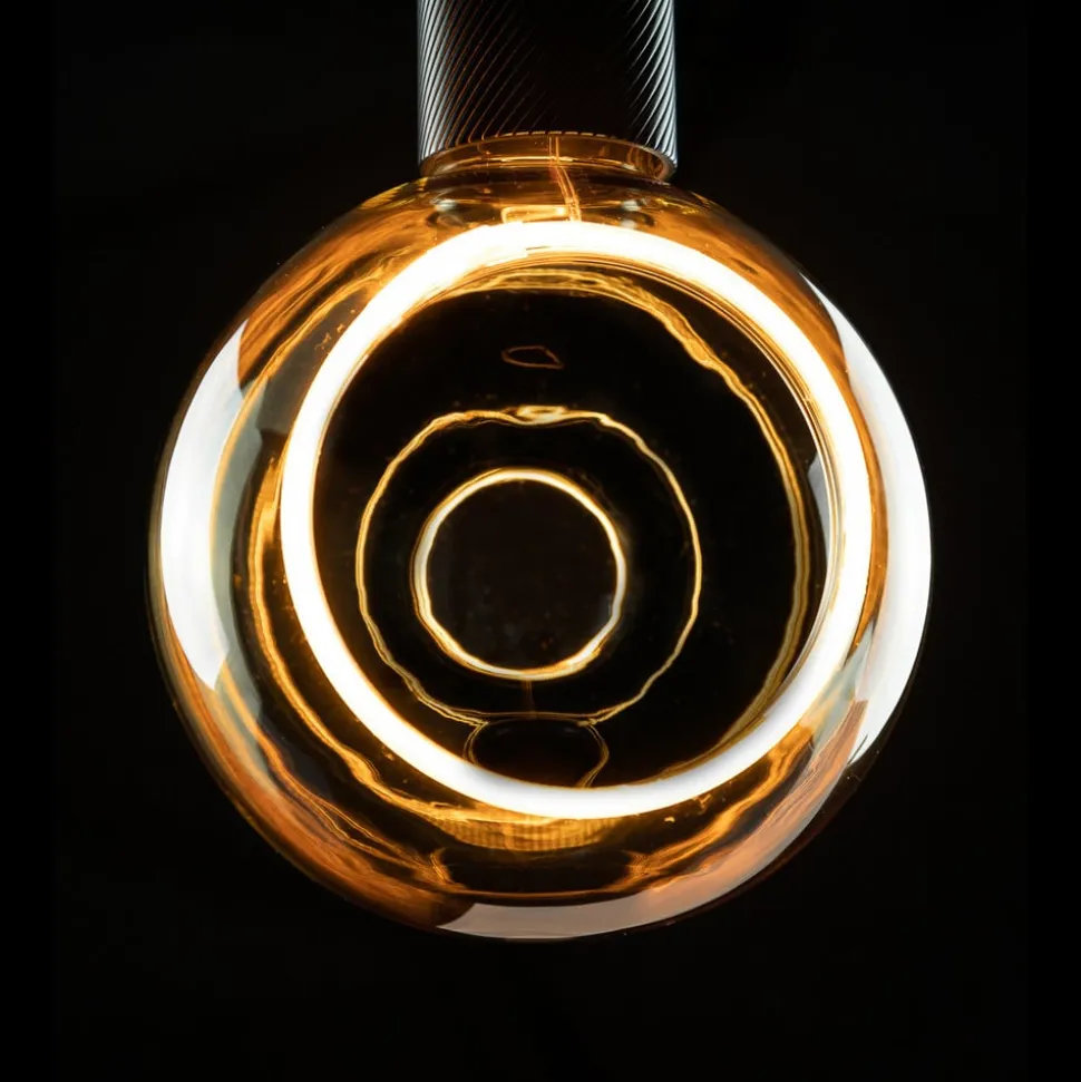 SEGULA Floating LED-globe G150 E27 4,5 W guld 90°