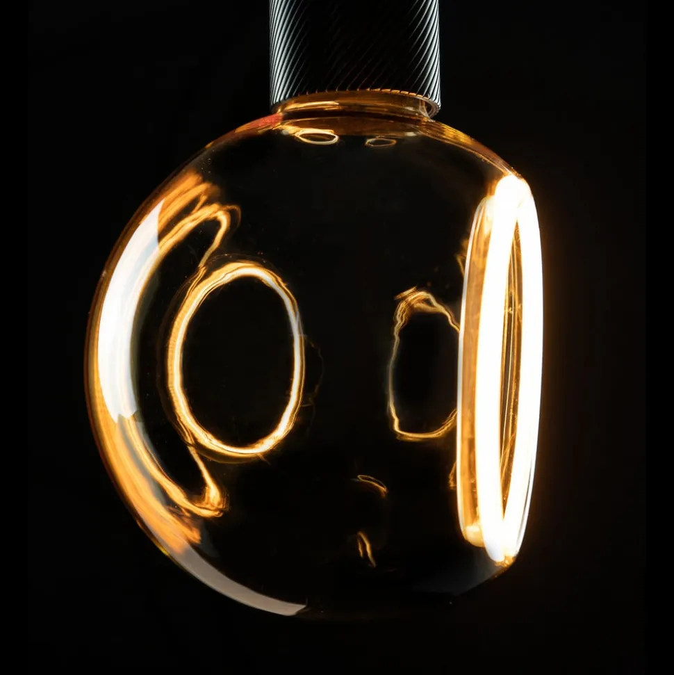 SEGULA Floating LED-globe G150 E27 4,5 W guld 90°