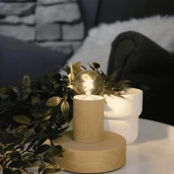 SEGULA LED Elegant Line E27 3W Golfbold 2.200 K Filament dæmpbar
