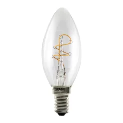 Segula LED Elegant Line E14 3W Stearinlys 2.700 K Glødetråd dæmpbar