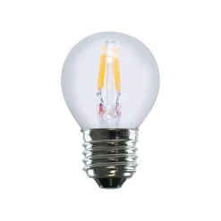 Segula LED E27 3W golfbold 24V DC glødetråd klar 927 dæmpbar