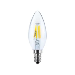 Segula LED E14 3W stearinlys 24V DC glødetråd klar 927 dæmpbar