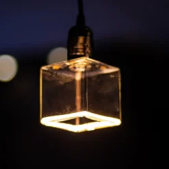 SEGULA LED Floating-Cube 86 E27 4,5W varmhvid klar
