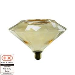 SEGULA LED floating diamond E27 8W guld kan dæmpes