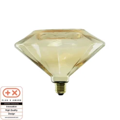 SEGULA LED floating diamond E27 8W guld kan dæmpes