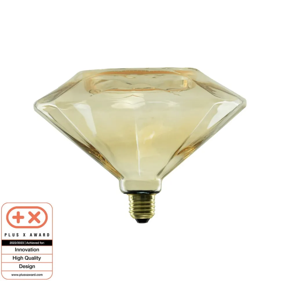 SEGULA LED floating diamond E27 8W guld kan dæmpes
