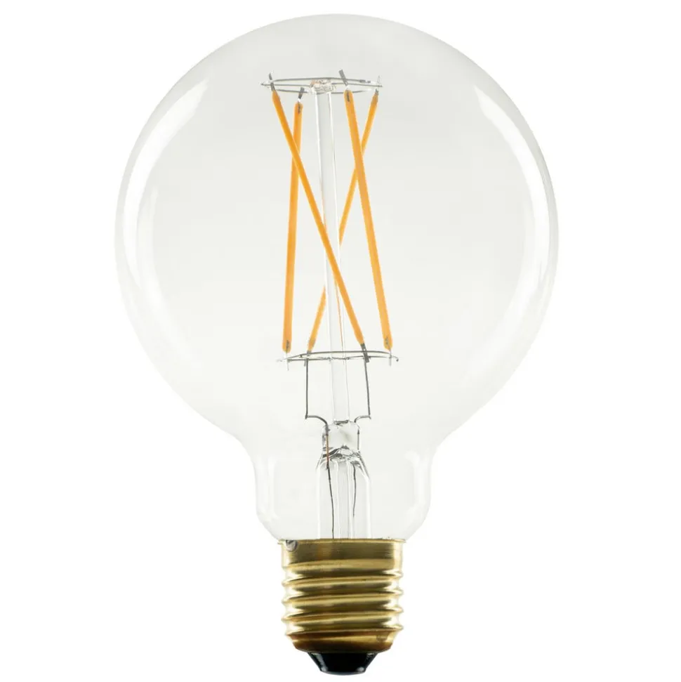 SEGULA LED-globe E27 5 W G95 2.200 K dæmpes klar