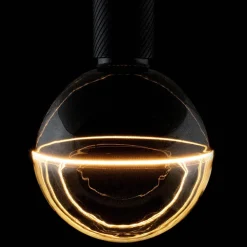 Segula LED-Globe Illusion E27 G125 klar/sort 5W 1900K dæmpbar