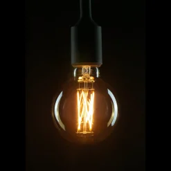 Segula LED-globepære E27 G95 5W 2.200K guld dæmpbar