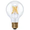 SEGULA LED-Globepære E27 5W 922 G80 filament