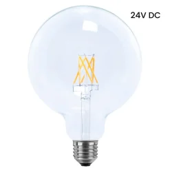 Segula LED-globepære 24V DC E27 6W 927 Filament dæmpbar