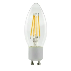 SEGULA LED-kertepære GU10 3W filament dim 2.200 K