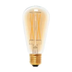 Segula LED-pære E27 ST64 5W 2.200K guld/guld dæmpbar