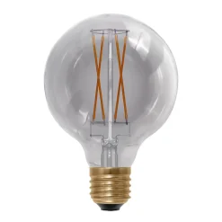 SEGULA LED-pære E27 5 W G95 1.900 K dæmpbar smoke