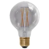 SEGULA LED-pære E27 5 W G80 1.900 K dæmpbar smoke