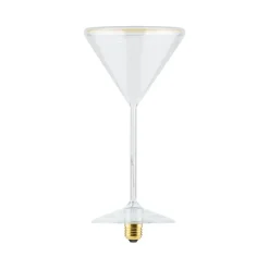 Segula LED-pære Floating Martini, E27, 6 W, 922 dæmpbar