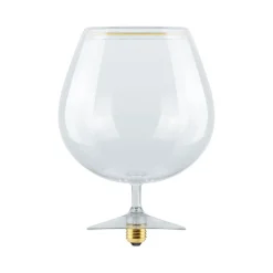 Segula LED-pære flydende cognac klar E27 6W 922 dæmpbar