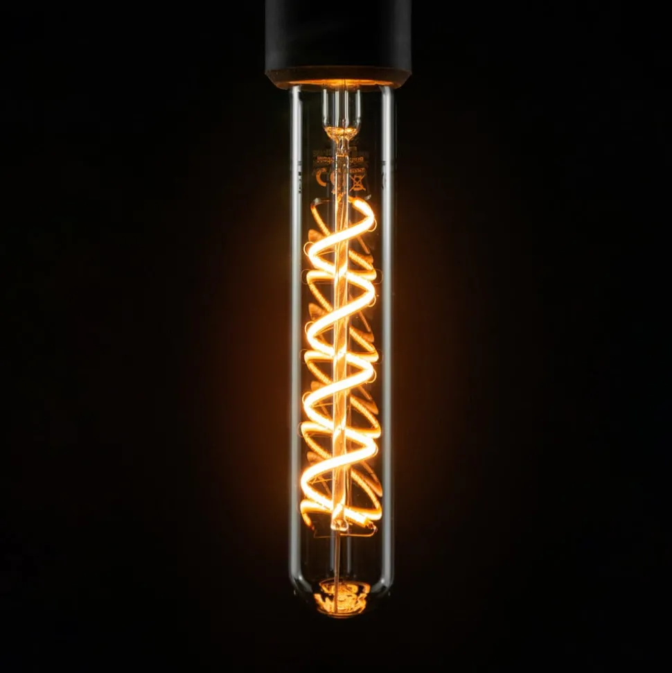 SEGULA LED-pære Tube Curved E27 6,5 W 1.900 K