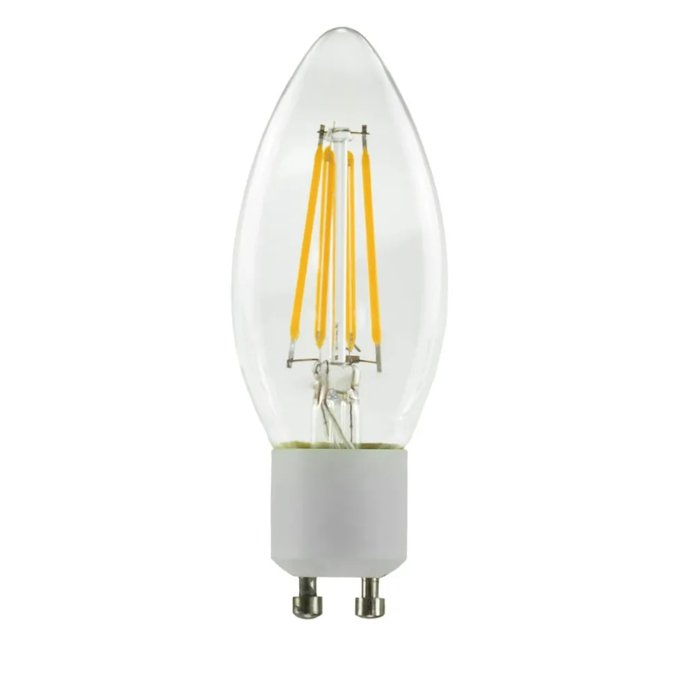 Segula LED stearinlys GU10 3,2W glødetråd dæmpbar 2,700K