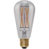 SEGULA Long Style LED-rustik pære E27 6 W, grå