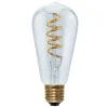 SEGULA rustik LED-pære Curved E27 6W 1.900K