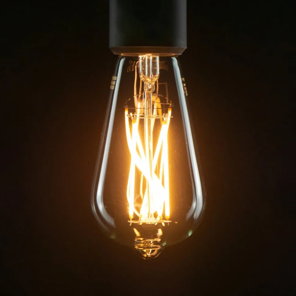 SEGULA rustik LED-pære Long Style E27 5 W klar