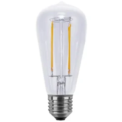 SEGULA rustik LED-pære Long Style E27 6,5 W klar