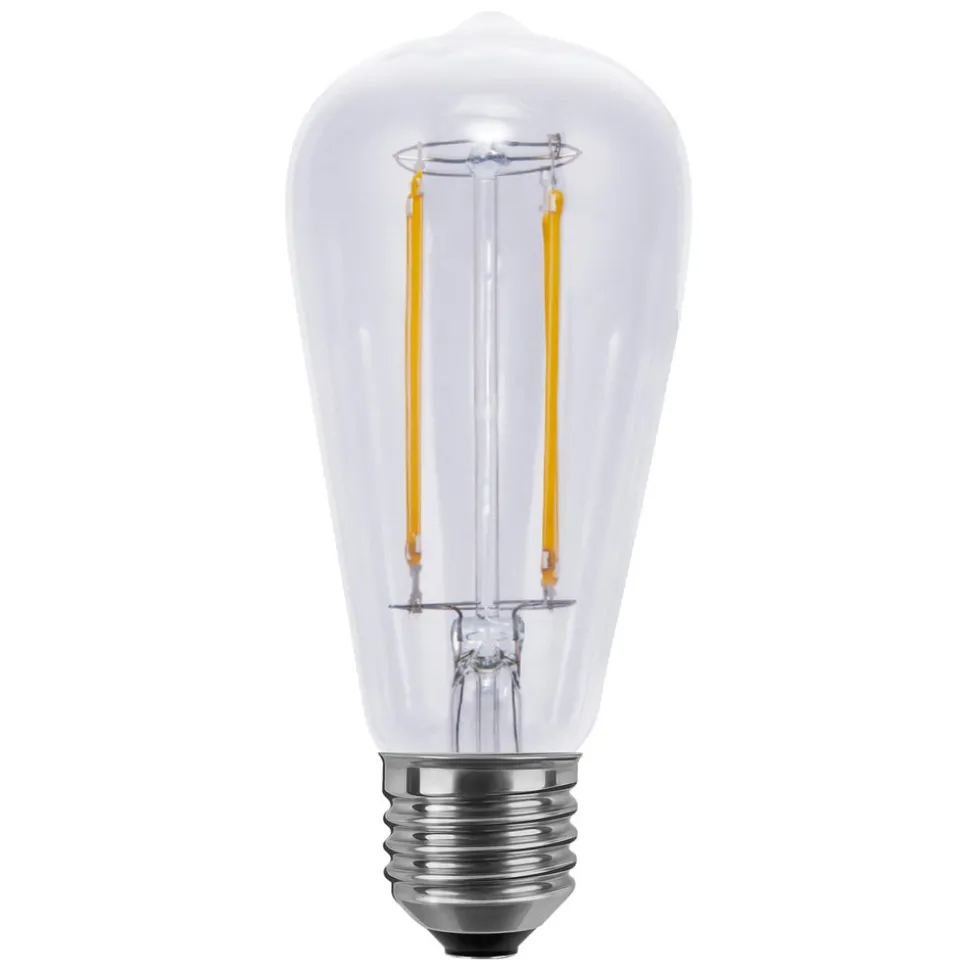 SEGULA rustik LED-pære Long Style E27 6,5 W klar