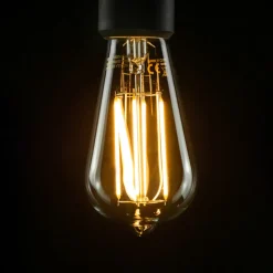 SEGULA rustik LED-pære Long Style E27 6,5 W klar