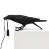 SELETTI Bird Lamp legesyg LED-bordlampe, sort