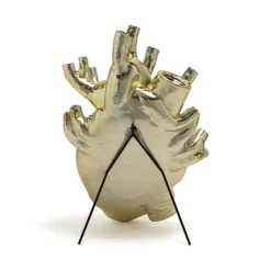 SELETTI Love in Bloom Kæmpe vase, guld, h 60 cm, glasfiber