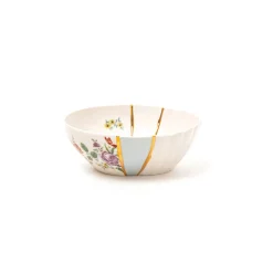 SELETTI salatskål Kintsugi 3, farverig, 300 ml, porcelæn