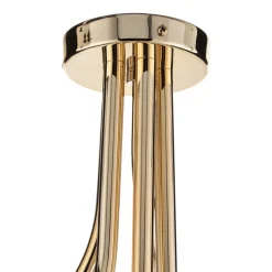 Selva loftlampe, 5 lyskilder offset, guld