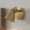 Seras vægspot, børstet messing-guld, 1-lys