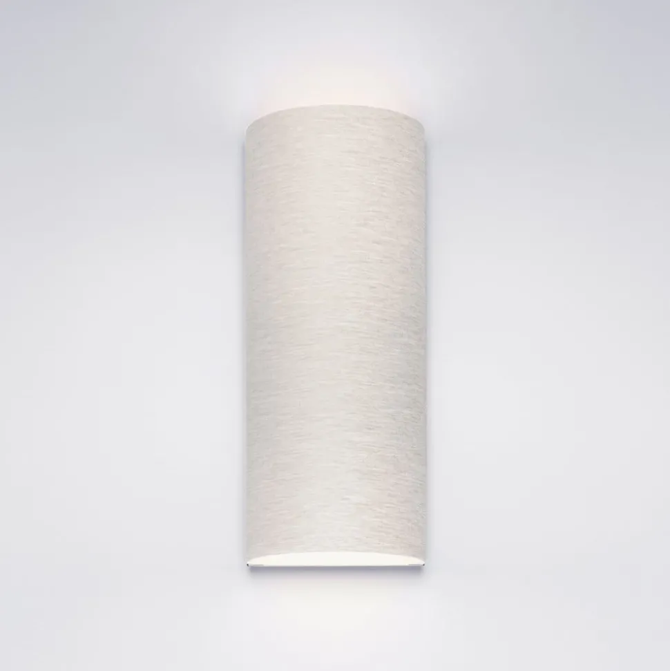 serien.lighting Club LED-væglampe, aluminium/grå