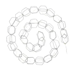Serve LED-lyskæde, 20 lyskilder, sølv