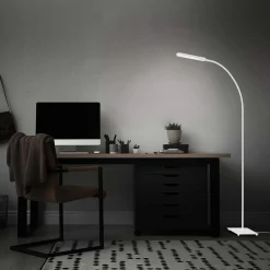 Servo LED-gulvlampe, kan dæmpes, CCT, hvid