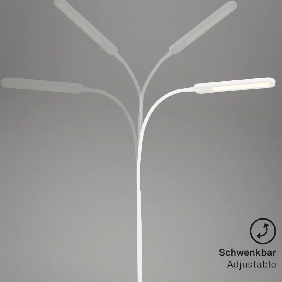 Servo LED-gulvlampe, kan dæmpes, CCT, hvid