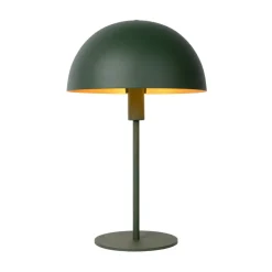 Siemon bordlampe i stål, Ø 25 cm, grøn