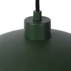Siemon hængelampe af stål, Ø 40 cm, grøn
