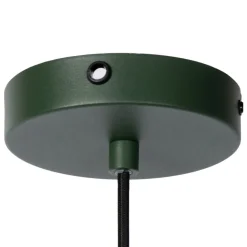 Siemon hængelampe af stål, Ø 40 cm, grøn