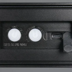 Silves solcellelampe til vægmontering, sort, sensor, IP44