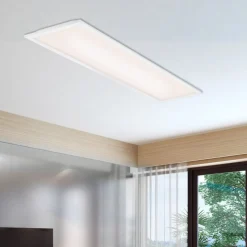 Simple LED-panel, hvidt, ultrafladt, 100 x 25 cm