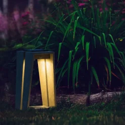 Skaal LED solcelle-lanterne med sensor, 39 cm